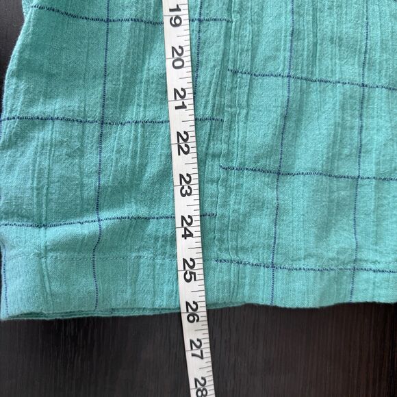 Free People Lunar Cove Pants Womens Medium Wide Leg Beachy Boho Plaid Grid NEW - Picture 11 of 11